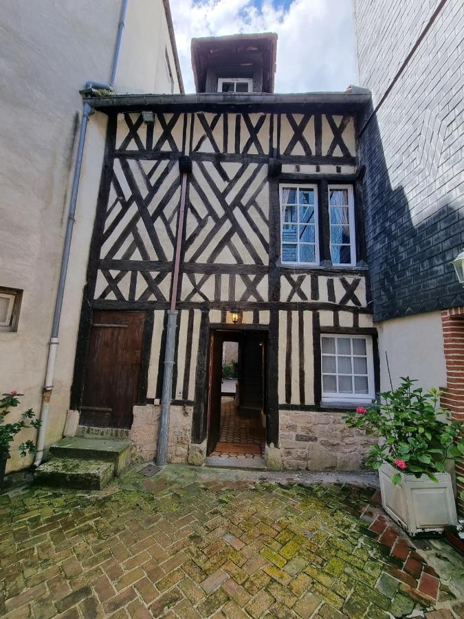 La Terrasse Notre Dame - Character House - 4P - Center Honfleur Villa Exterior foto
