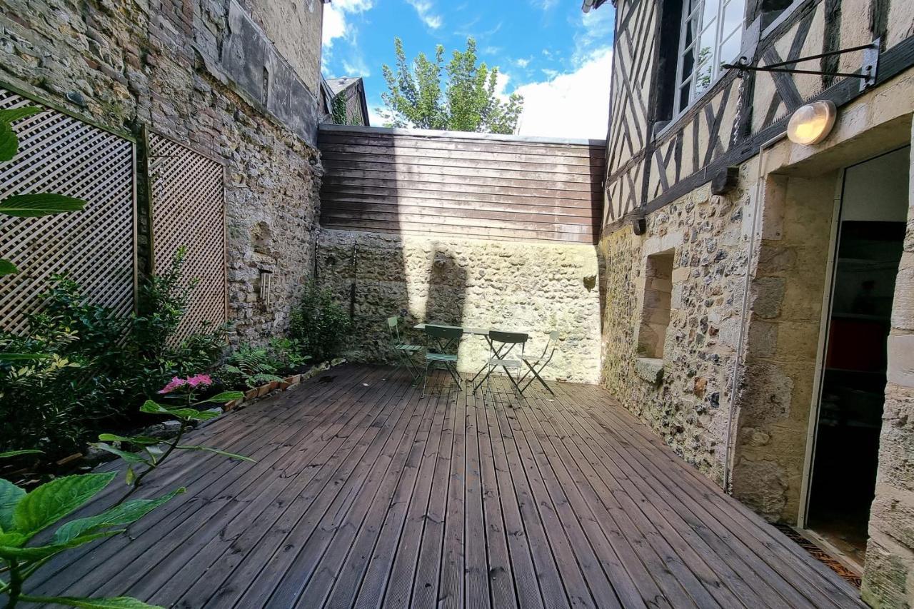 La Terrasse Notre Dame - Character House - 4P - Center Honfleur Villa Exterior foto